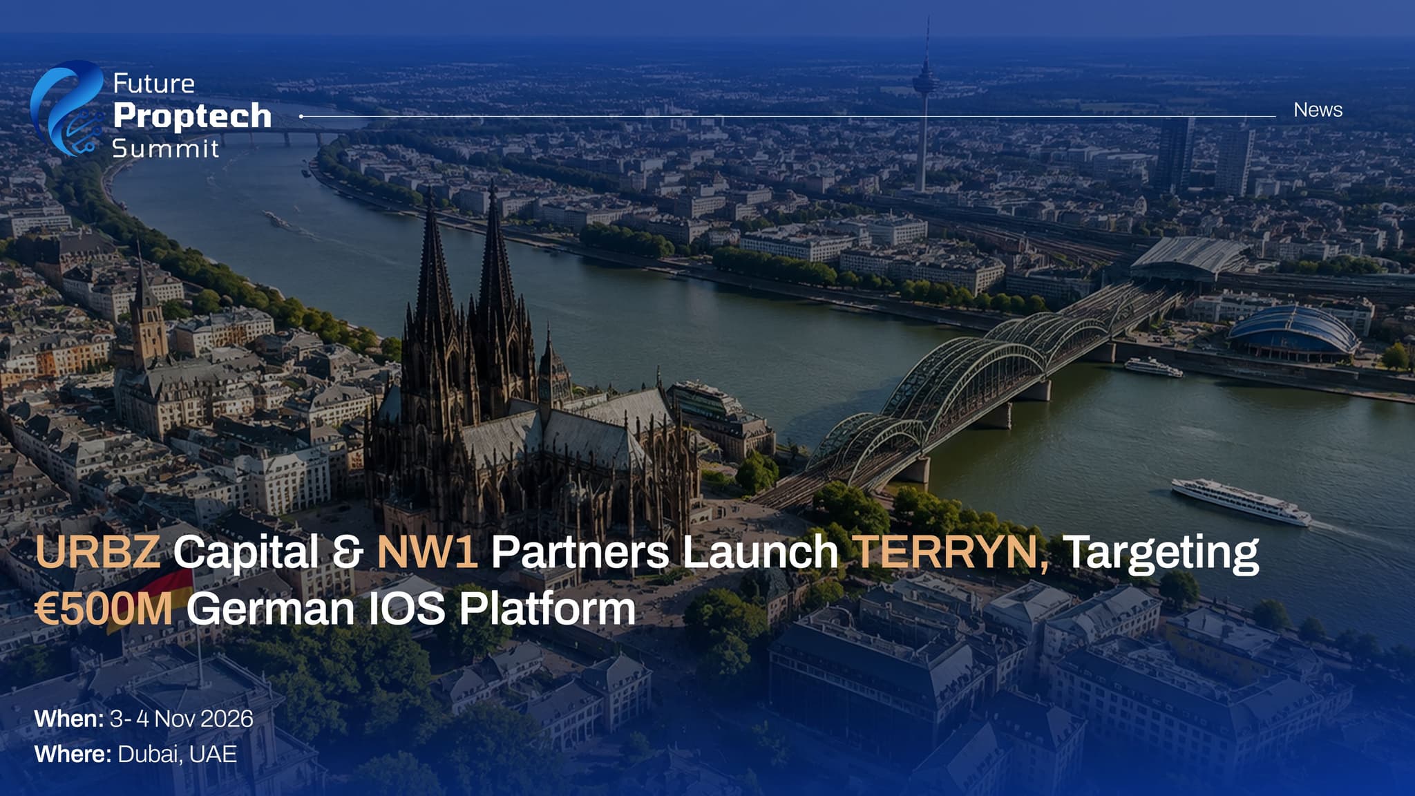 URBZ Capital & NW1 Partners Launch TERRYN, Targeting €500M German IOS Platform