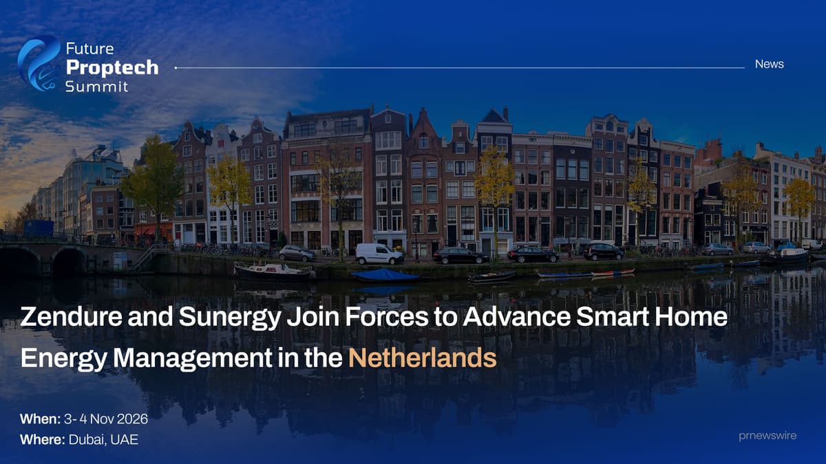 Zendure and Sunergy Join Forces to Advance Smart Home Energy Management in the Netherlands
